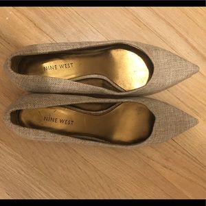 Nine West | Tweed Pointy-toe Kitten Heels